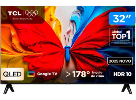 Smart TV TCL QLED Full HD 32" Google TV